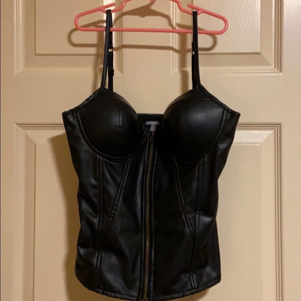 Leather Top